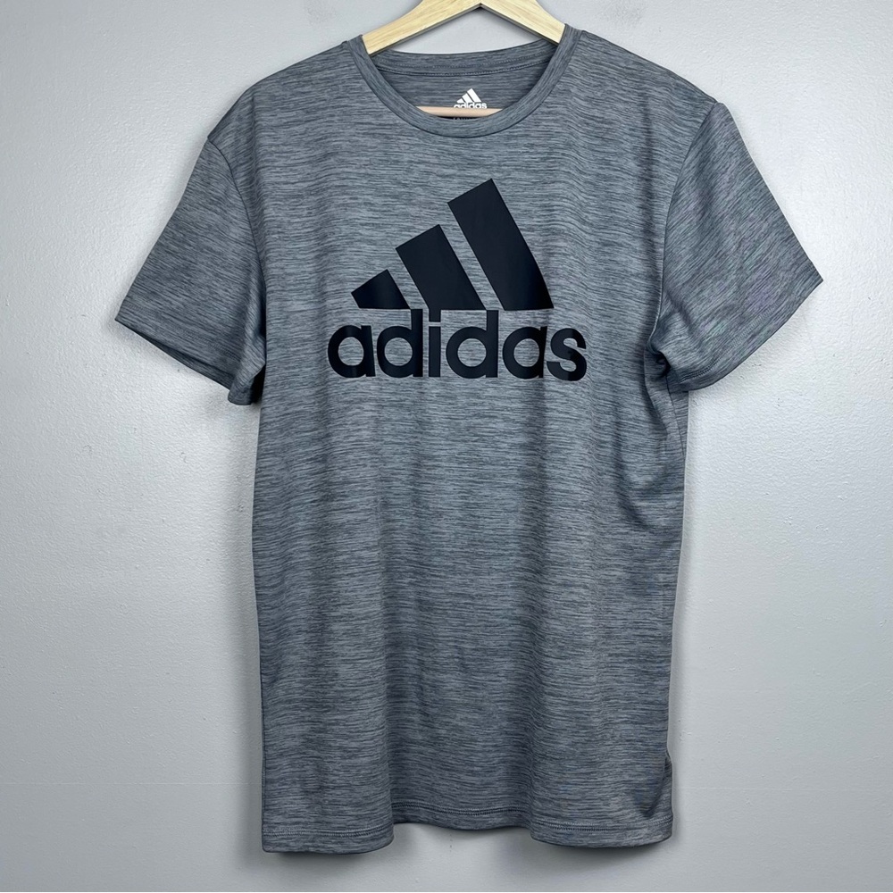 Adidas Women's Prime Green Logo Performane Aeroready Training Tee Shirt Size L